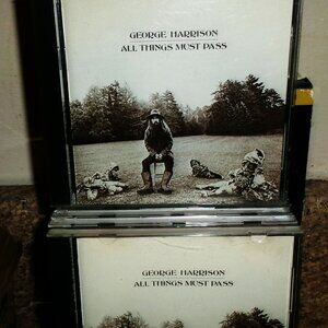 george harrison all things must pass 1987 2 cd set - beatles clapton rock jeep